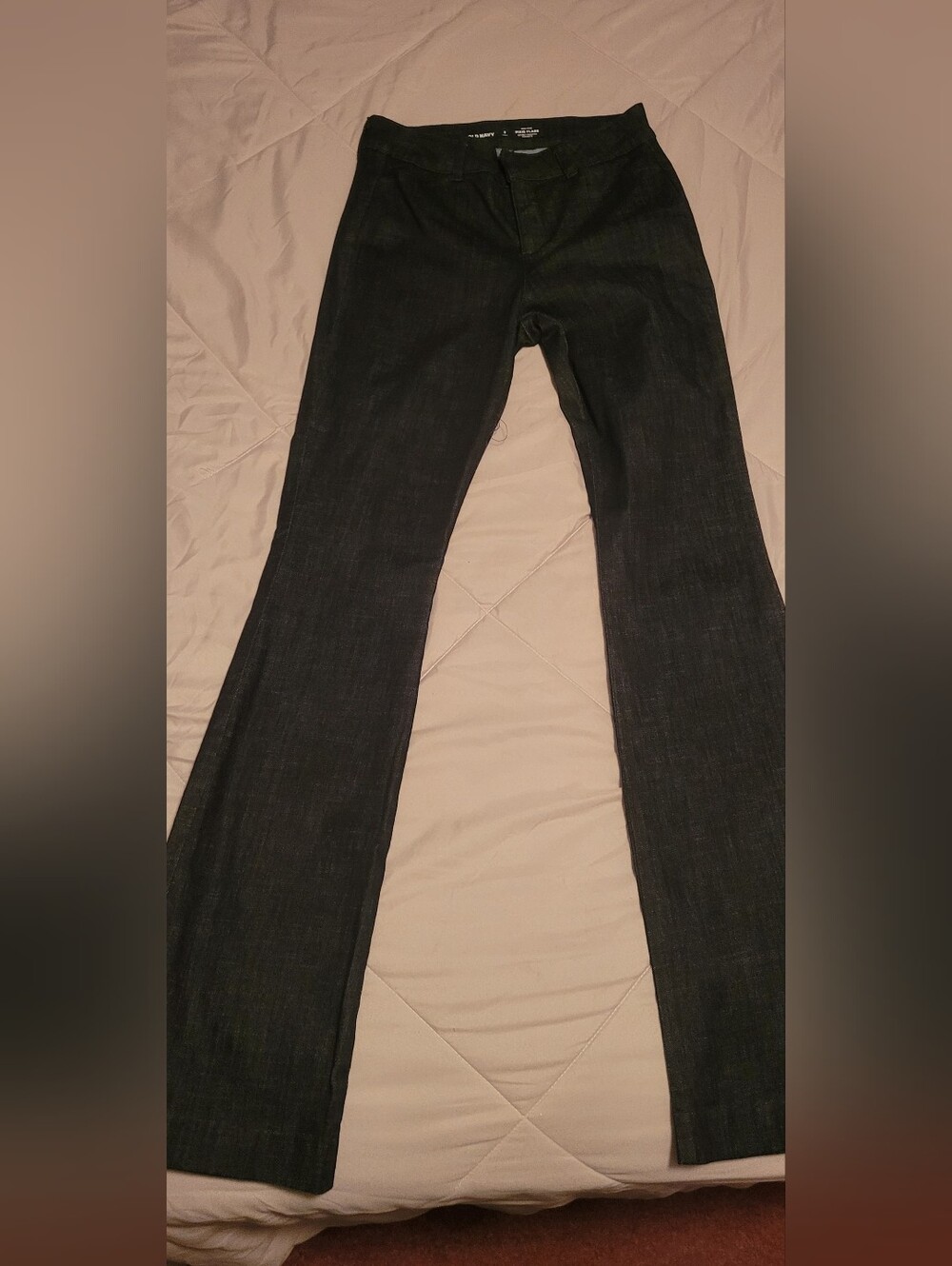 Old Navy Black Flare Wide-Leg Jeans